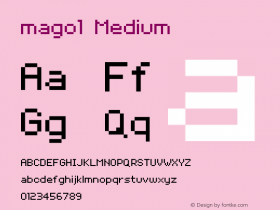 mago1 Version 001.000 Font Sample