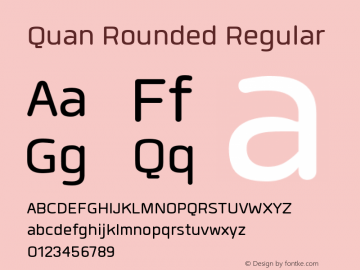 Quan Rounded 1.000图片样张