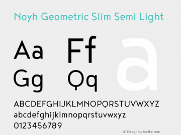 Noyh Geometric Slim Semi Light 1.000图片样张