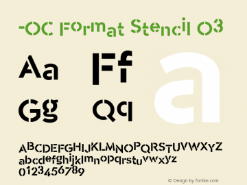 -OC Format Stencil O3 1.000图片样张