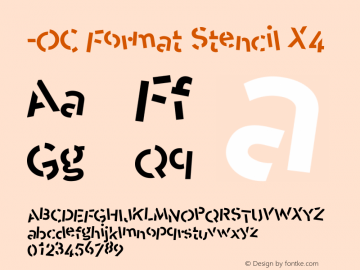 -OC Format Stencil X4 1.000图片样张