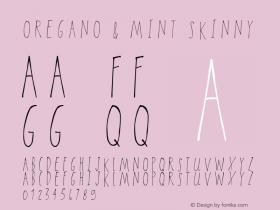 Oregano & Mint Skinny 1.000图片样张