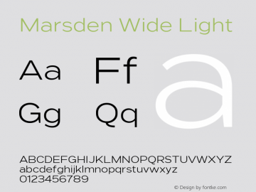 Marsden Wide Light 1.000图片样张