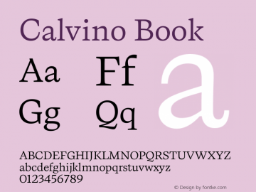 Calvino Book Version 1.000图片样张