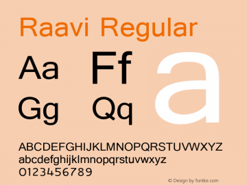 Raavi Version 6.91图片样张