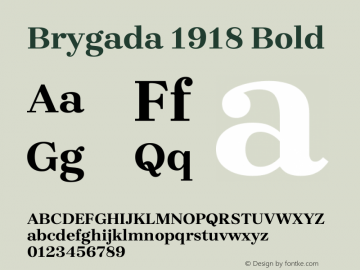 Brygada 1918 Bold Version 3.006图片样张