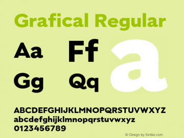 Grafical ExtraBold Version 1.00图片样张