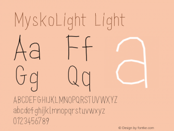 MyskoLight Light Version 001.000图片样张