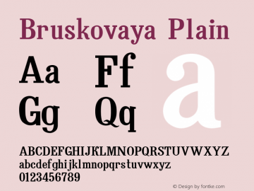 Bruskovaya Plain 001.001图片样张