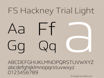 FSHackney-Light Trial Version 6.000图片样张