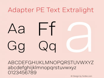 Adapter PE Text El Version 1.002图片样张
