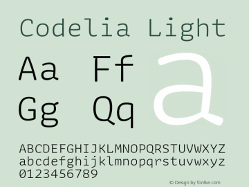 Codelia Light 1.000 | web-TT图片样张