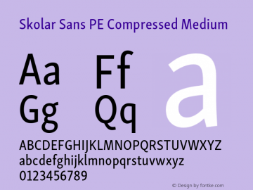 Skolar Sans PE Cp Me Version 2.007图片样张