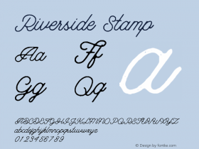 Riverside Stamp 1.000图片样张