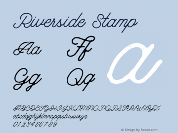 Riverside Stamp 1.000图片样张