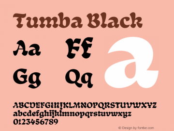 Tumba Black Version 1.000图片样张