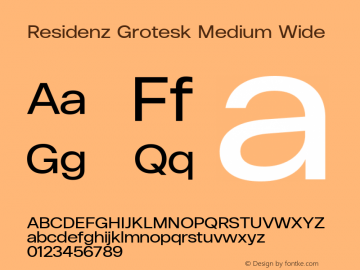 ResidenzGrotesk-MedWide 1.100 | vf-rip DC20200925图片样张