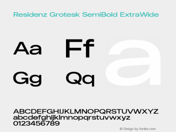 ResidenzGrotesk-SmExraWi 1.100 | vf-rip DC20200925图片样张