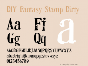 DIY Fantasy Stamp Dirty 1.001图片样张