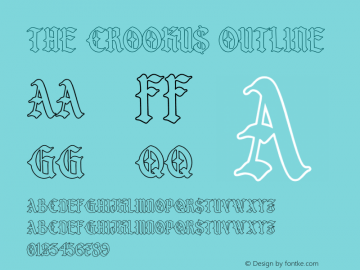 TheCrookus-Outline Version 1.000图片样张