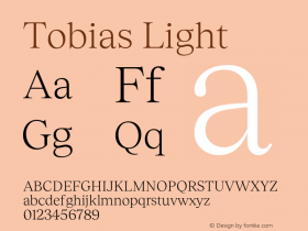 Tobias Light Version 1.004;hotconv 1.0.109;makeotfexe 2.5.65596图片样张