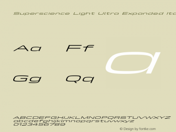 Superscience-LightUltExpIta Version 1.000图片样张