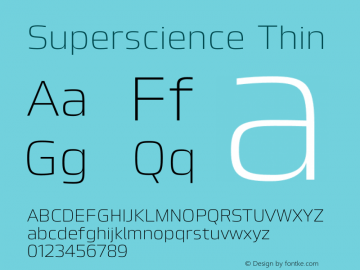 Superscience-Thin Version 1.000图片样张