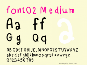 font02 Version 001.000图片样张