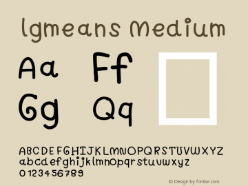 lgmeans Version 001.000图片样张