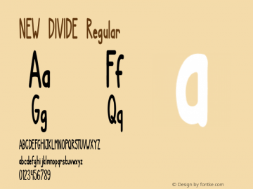 NEW DIVIDE Version 1.000图片样张