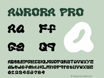 AURORA PRO Version 2.000;hotconv 1.0.109;makeotfexe 2.5.65596图片样张