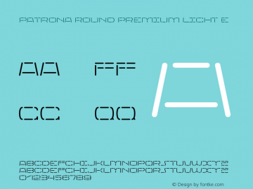 Patrona Round Premium Light E Version 1.000;FEAKit 1.0图片样张