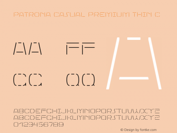 Patrona Casual Premium Thin C Version 1.000;FEAKit 1.0图片样张