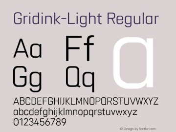 Gridink W05 Light Version 1.003图片样张