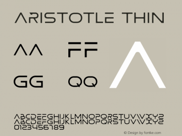 ARISTOTLE Thin Version 1.001图片样张