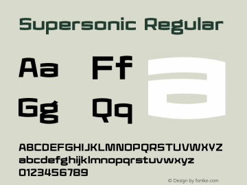 Supersonic Version 1.000图片样张