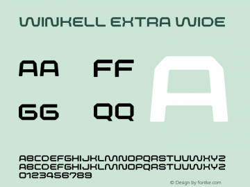 Winkell-ExtraWide Version 1.000图片样张