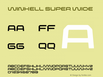 Winkell-SuperWide Version 1.000图片样张