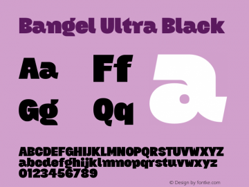 Bangel Ultra Black Version 1.000 | web-TT图片样张