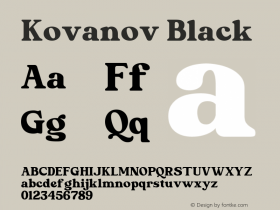 Kovanov Black Version 1.000图片样张