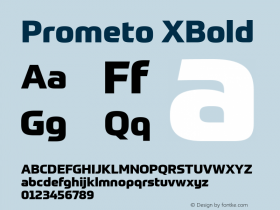 Prometo XBold Version 1.010图片样张