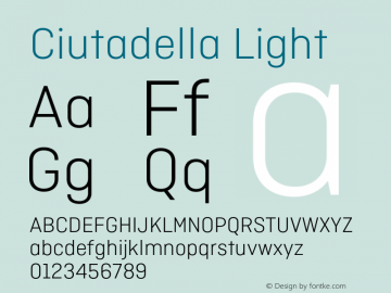 Ciutadella-Light Version 1.000图片样张