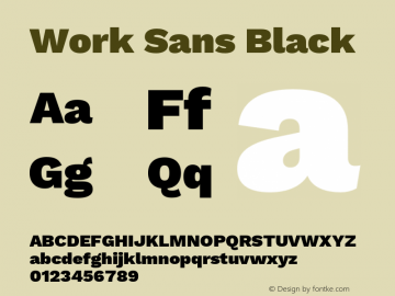 Work Sans Black Version 1.060;PS 001.060;hotconv 1.0.88;makeotf.lib2.5.64775图片样张