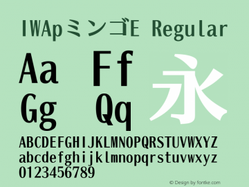 IWApミンゴE Version TTC 1.000图片样张