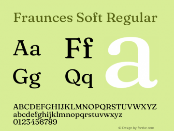 Fraunces Soft Regular Version 1.000;[b76b70a41]图片样张
