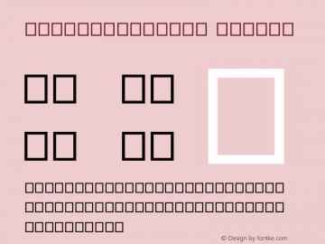 tanonhandwrite Version 001.000图片样张