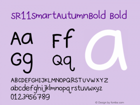 SR11SmartAutumnBold Version 001.000图片样张