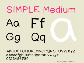 SIMPLE Version 001.000图片样张