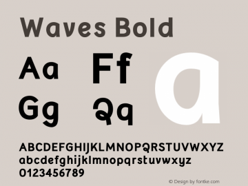 Waves-Bold Version 1.001图片样张