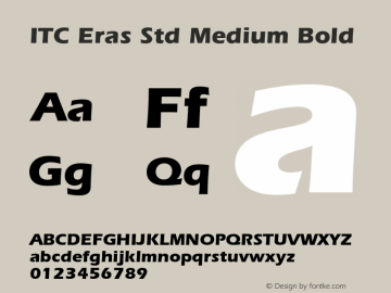 itc eras std font